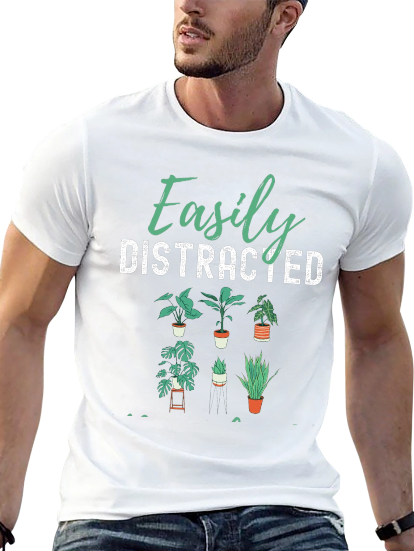 Easily Distracted Plants Graphic Tee