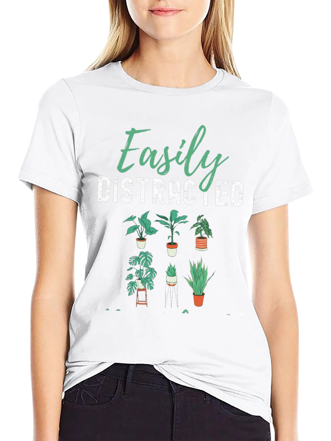 Easily Distracted Plants Graphic Tee