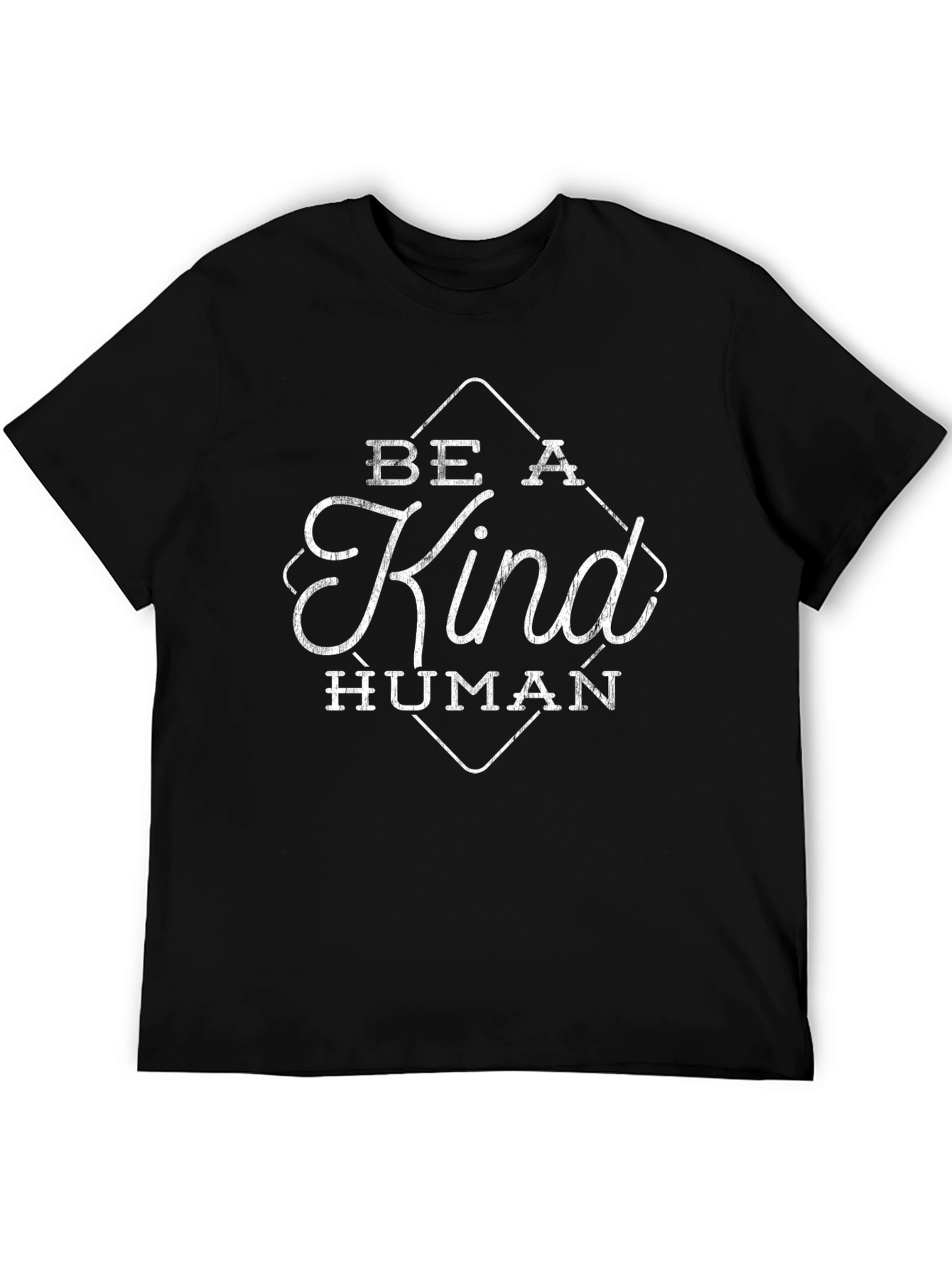 Be A Kind Human Graphic Tee - Black