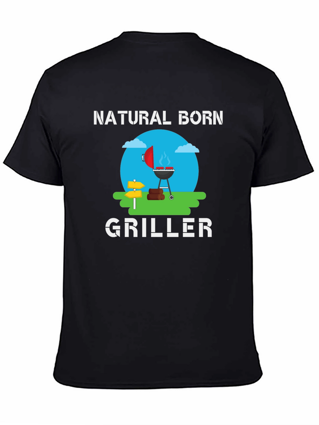 Natural Born Griller T-Shirt - BBQ Master