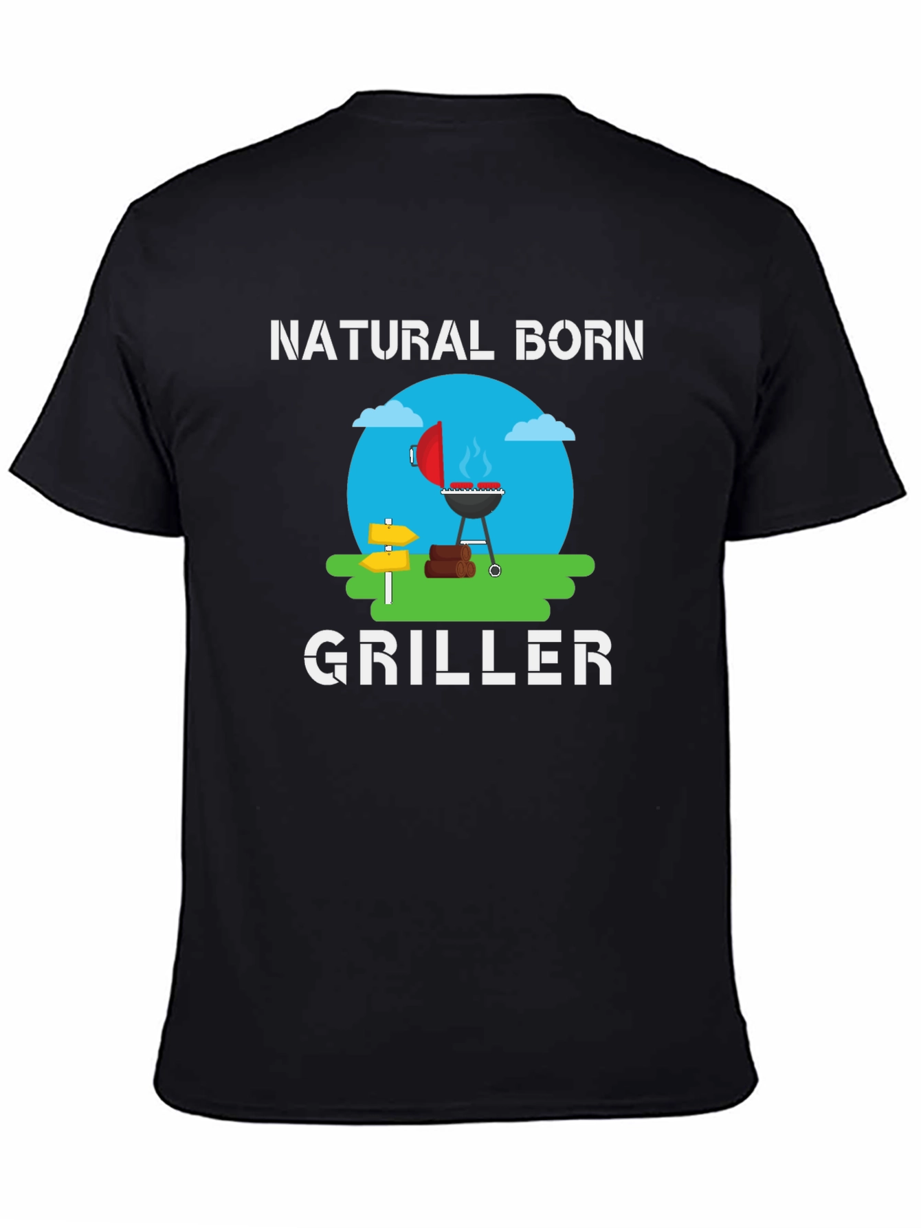 Natural Born Griller T-Shirt - BBQ Master