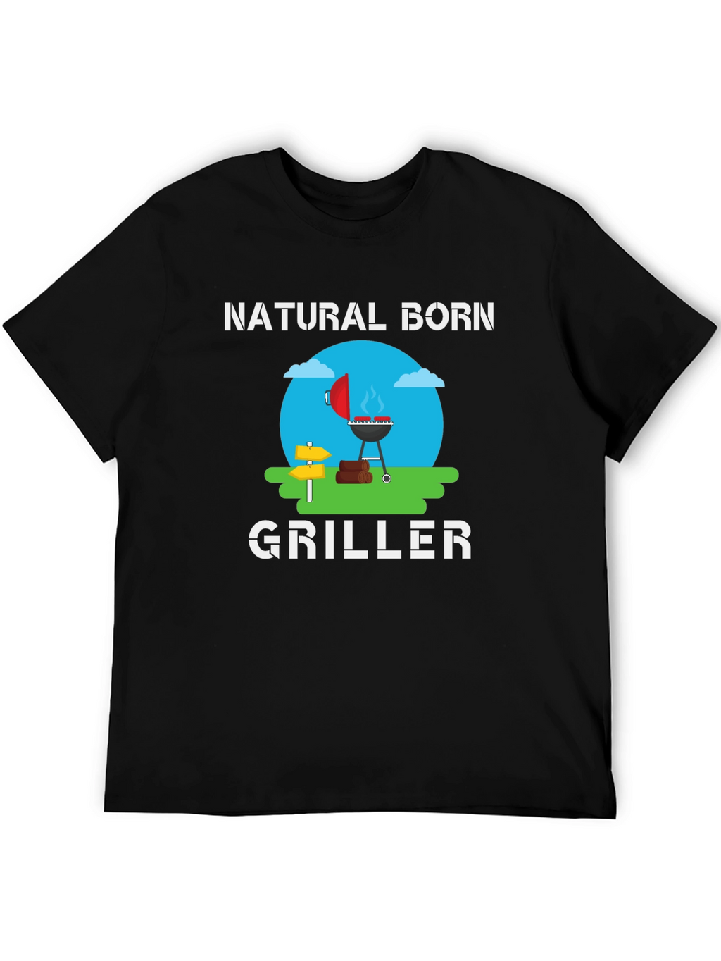 Natural Born Griller T-Shirt - BBQ Master
