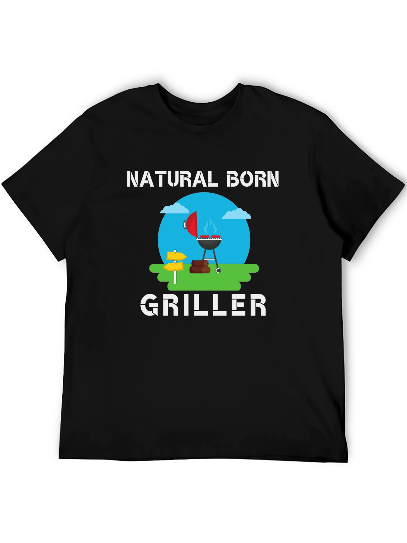 Natural Born Griller T-Shirt - BBQ Master