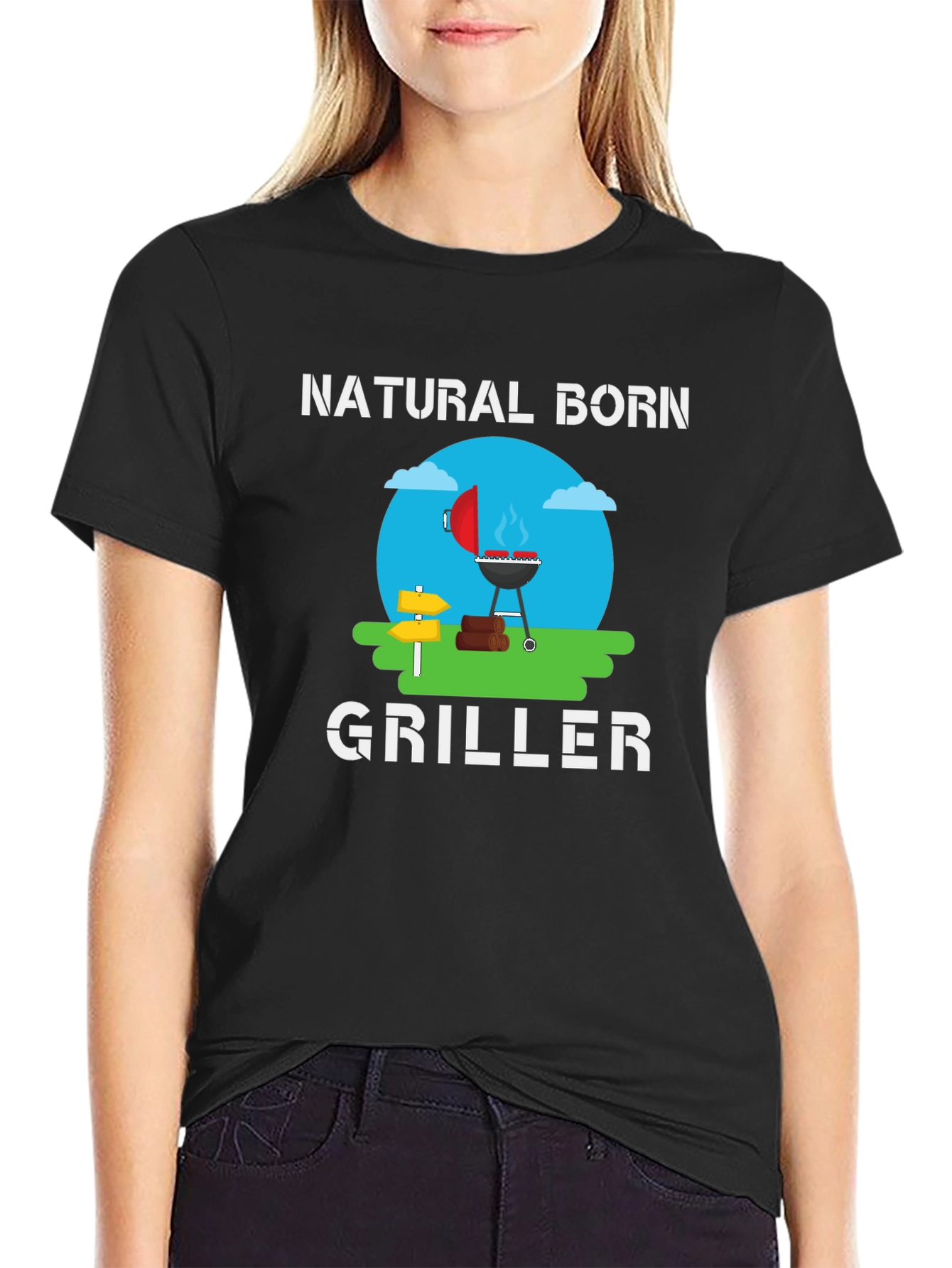 Natural Born Griller T-Shirt - BBQ Master