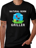 Natural Born Griller T-Shirt - BBQ Master
