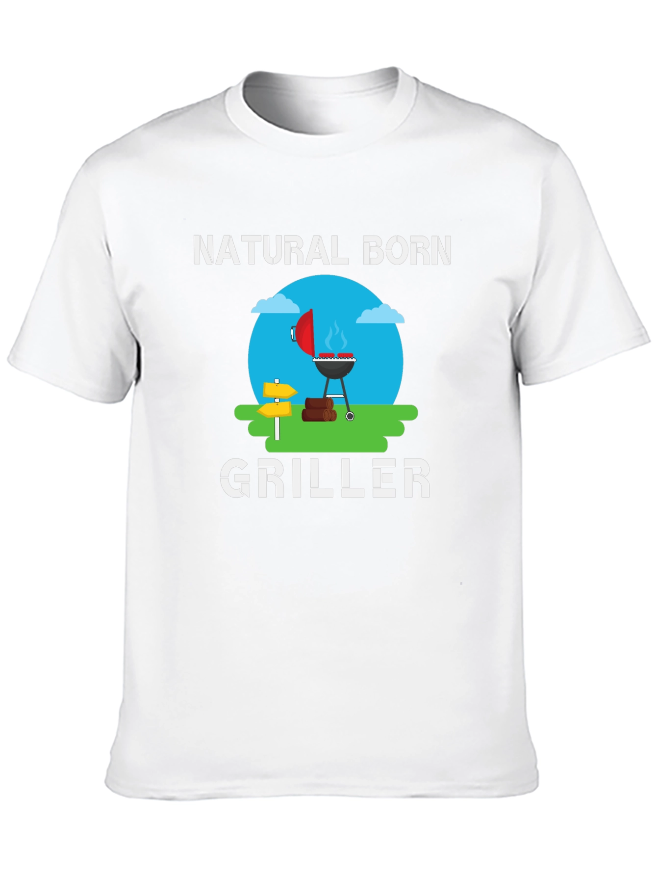 Natural Born Griller T-Shirt - BBQ Master