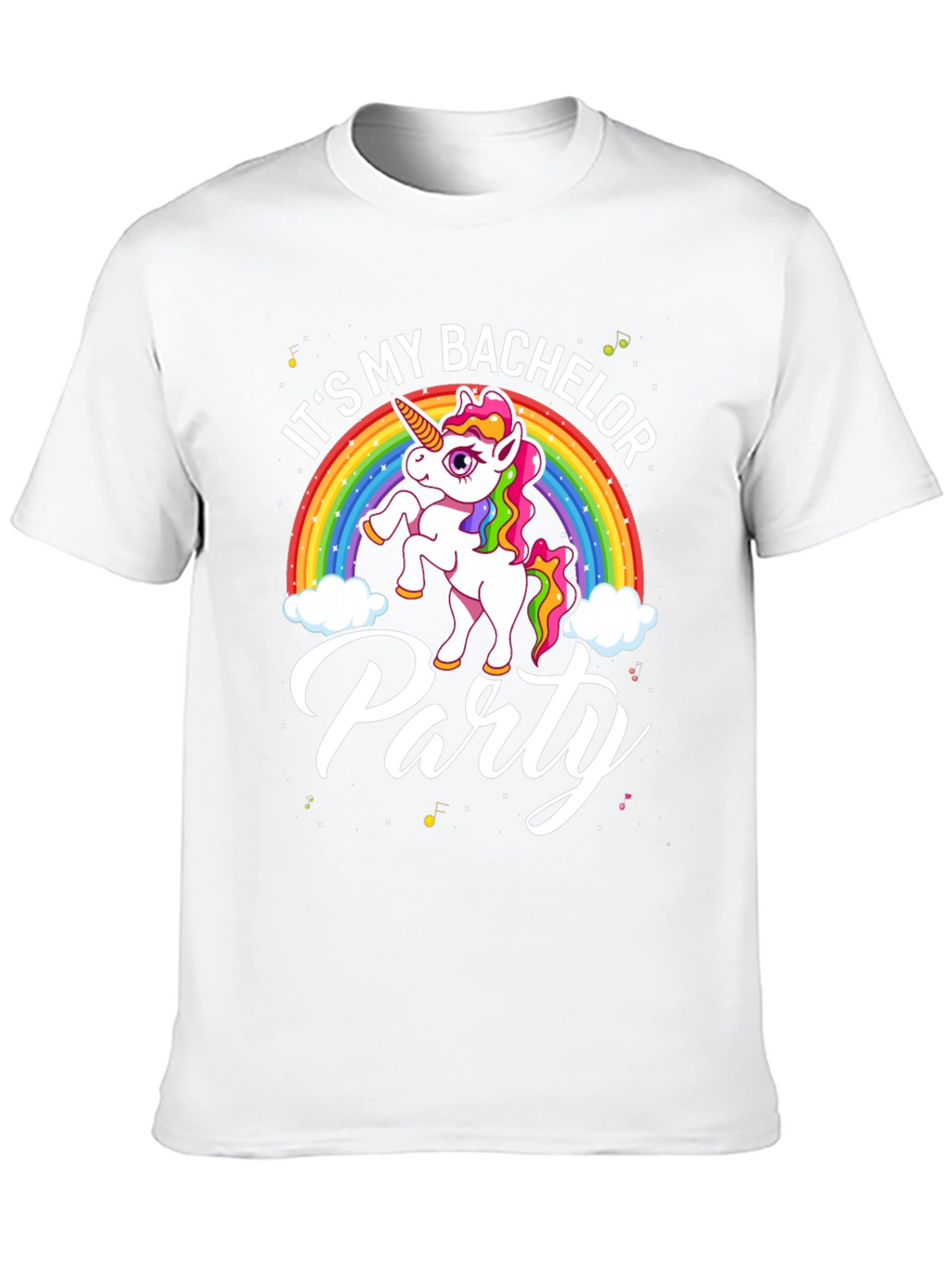 Bachelor Party Unicorn Graphic T-Shirt