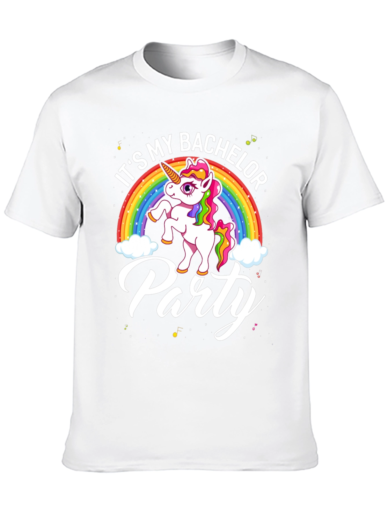 Bachelor Party Unicorn Graphic T-Shirt