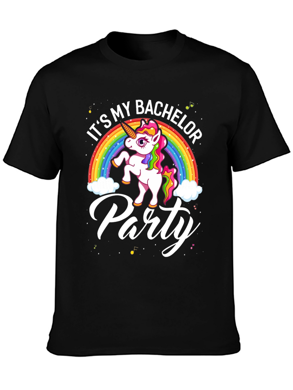 Bachelor Party Unicorn Graphic T-Shirt