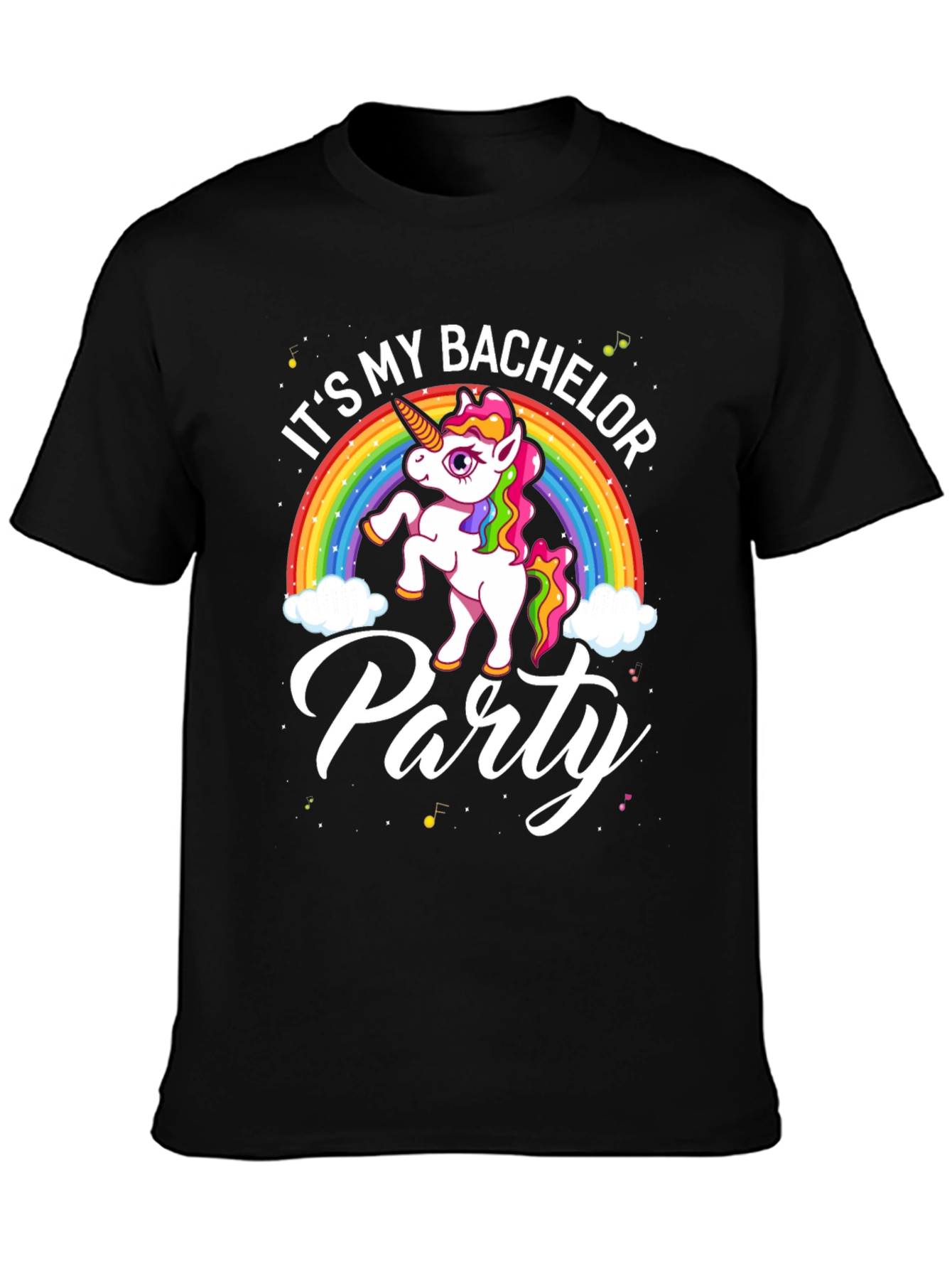 Bachelor Party Unicorn Graphic T-Shirt