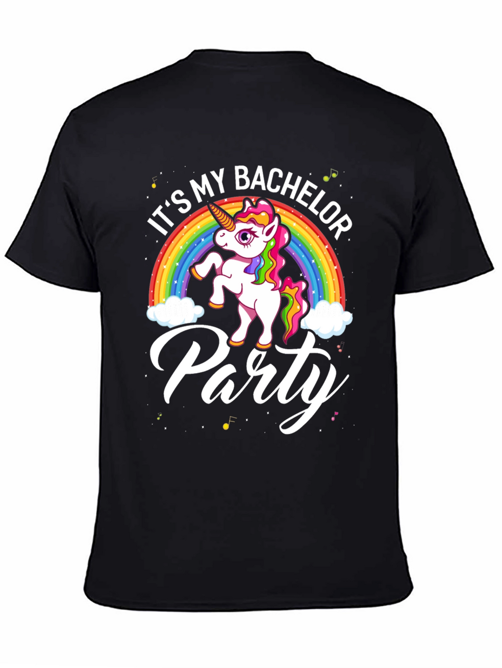 Bachelor Party Unicorn Graphic T-Shirt