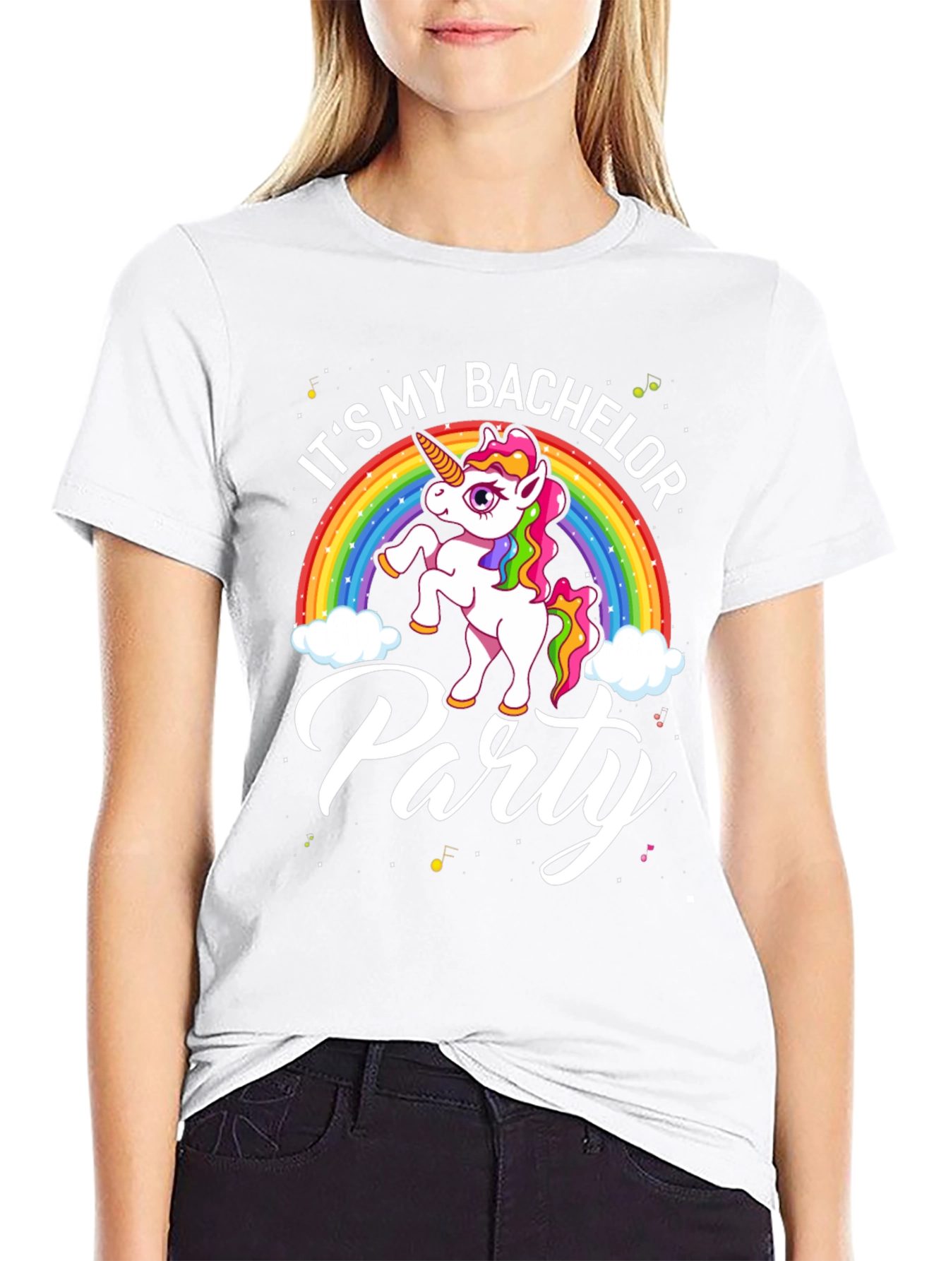 Bachelor Party Unicorn Graphic T-Shirt