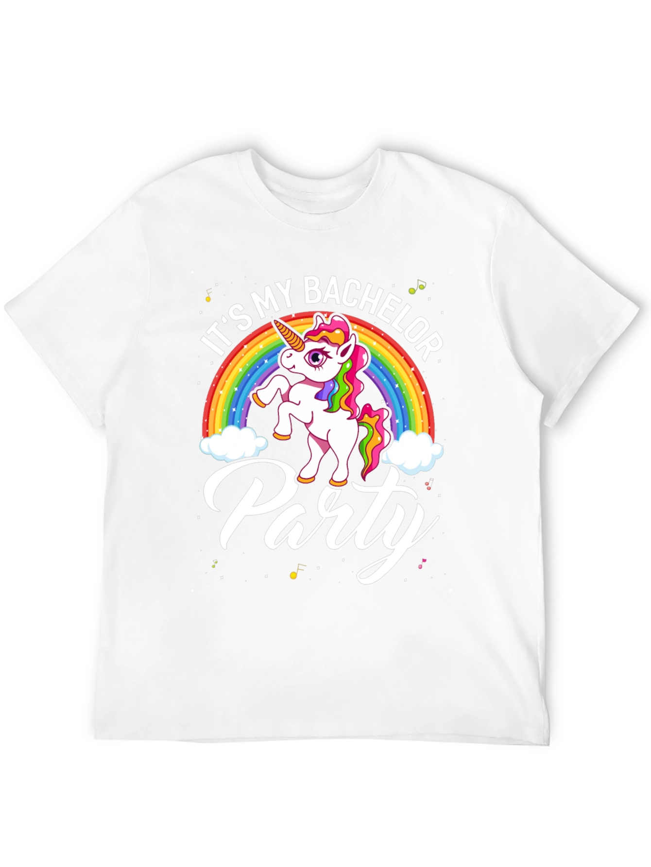 Bachelor Party Unicorn Graphic T-Shirt