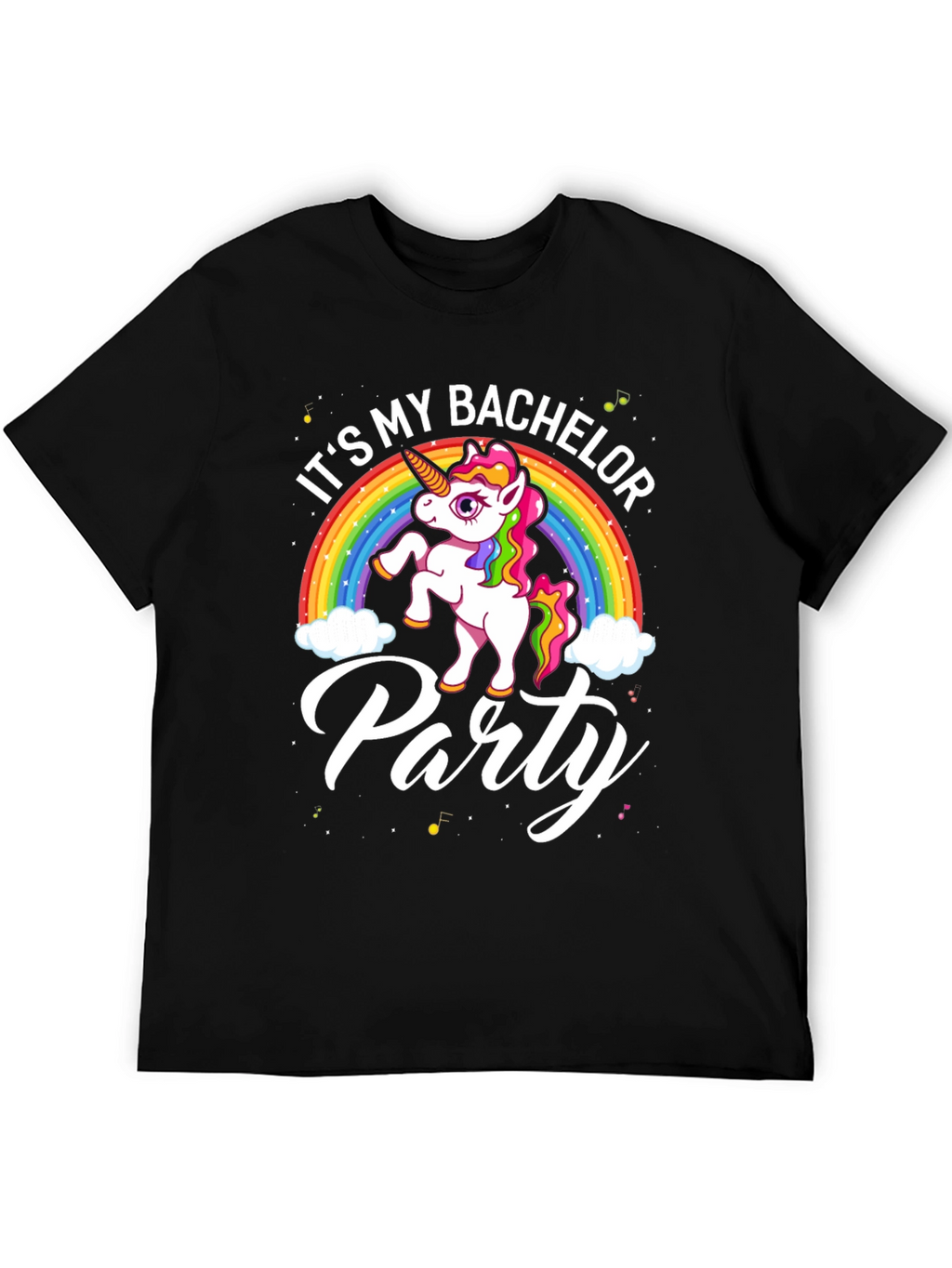 Bachelor Party Unicorn Graphic T-Shirt