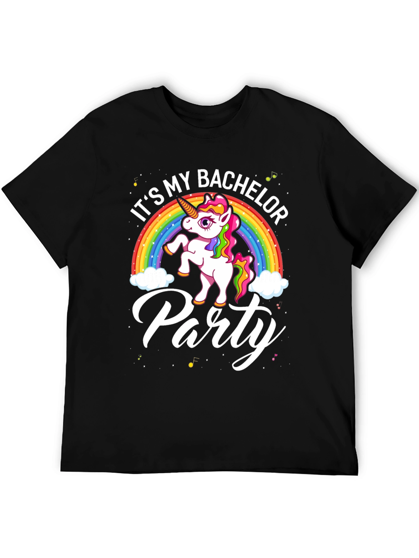 Bachelor Party Unicorn Graphic T-Shirt