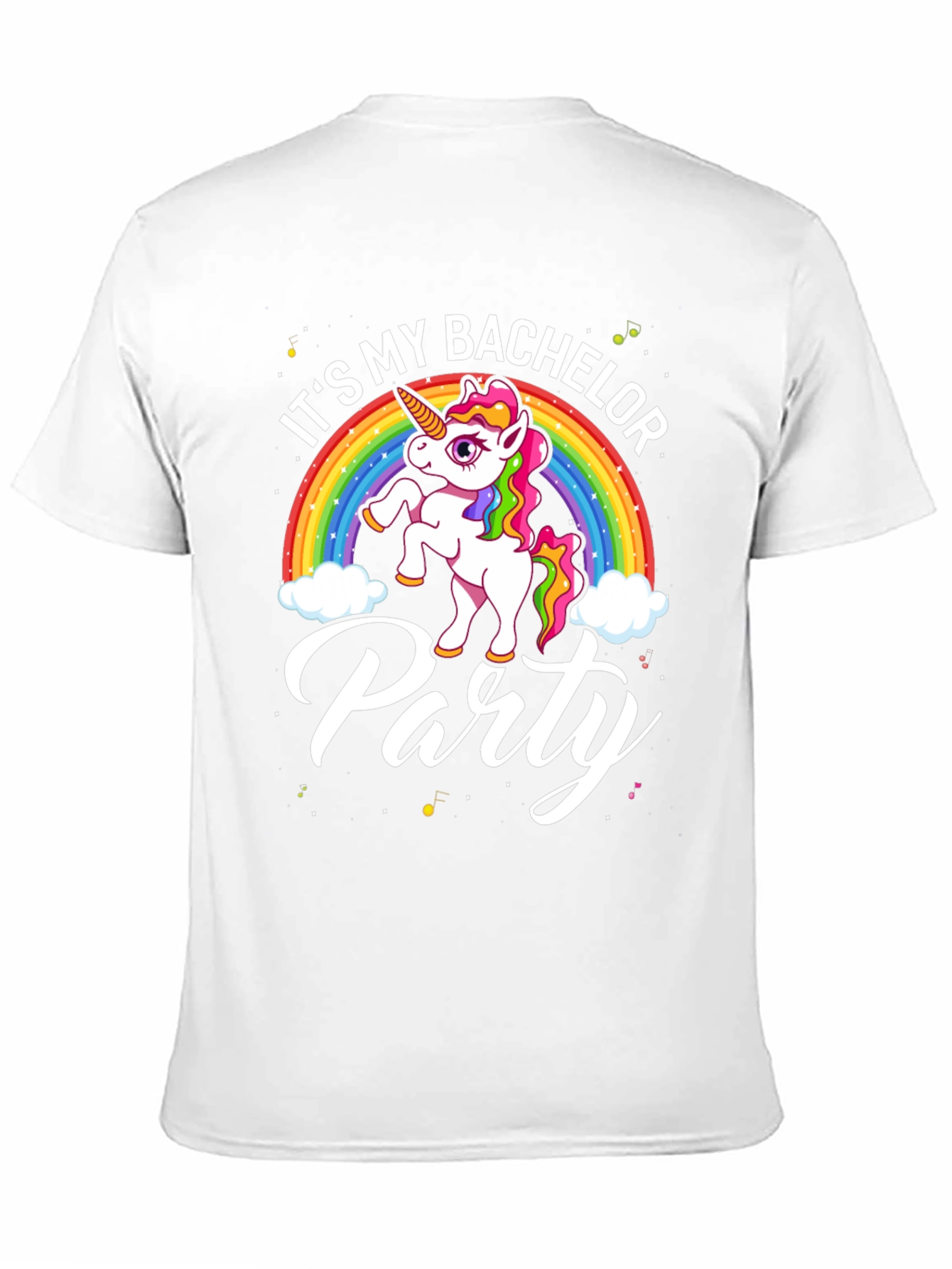 Bachelor Party Unicorn Graphic T-Shirt