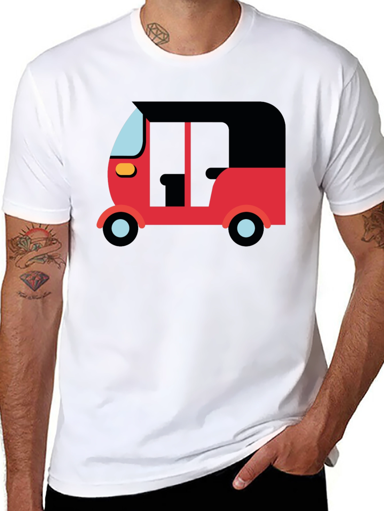 Rickshaw Graphic Tee - Black