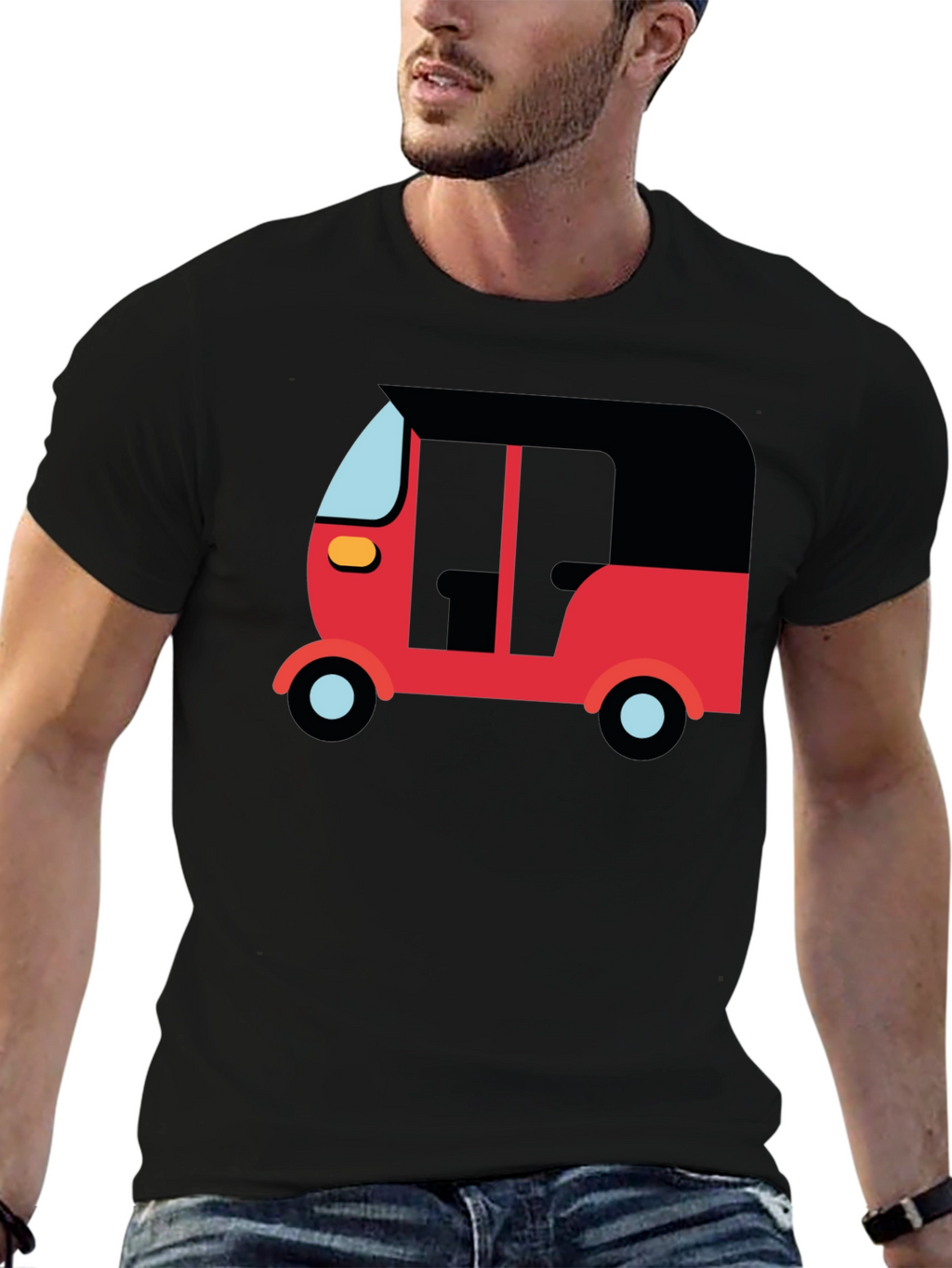 Rickshaw Graphic Tee - Black