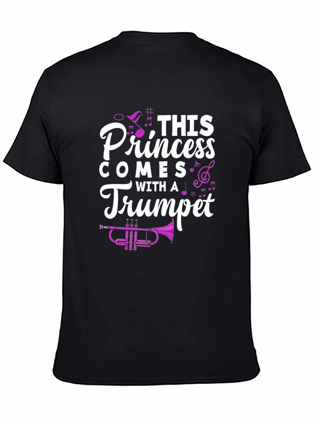 Princess Trumpet Player T-Shirt - Music Lover Gift