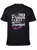 Princess Trumpet Player T-Shirt - Music Lover Gift