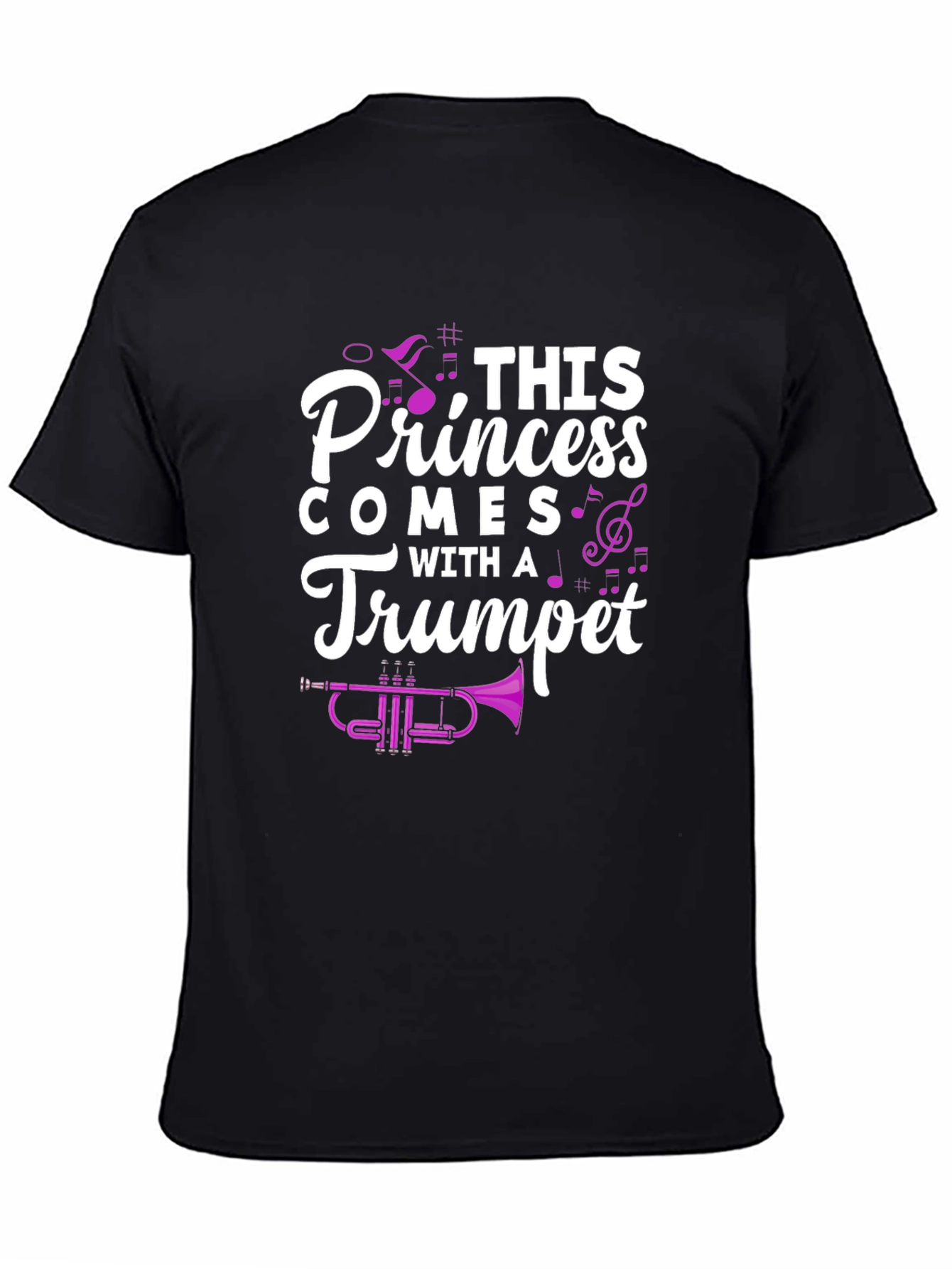 Princess Trumpet Player T-Shirt - Music Lover Gift