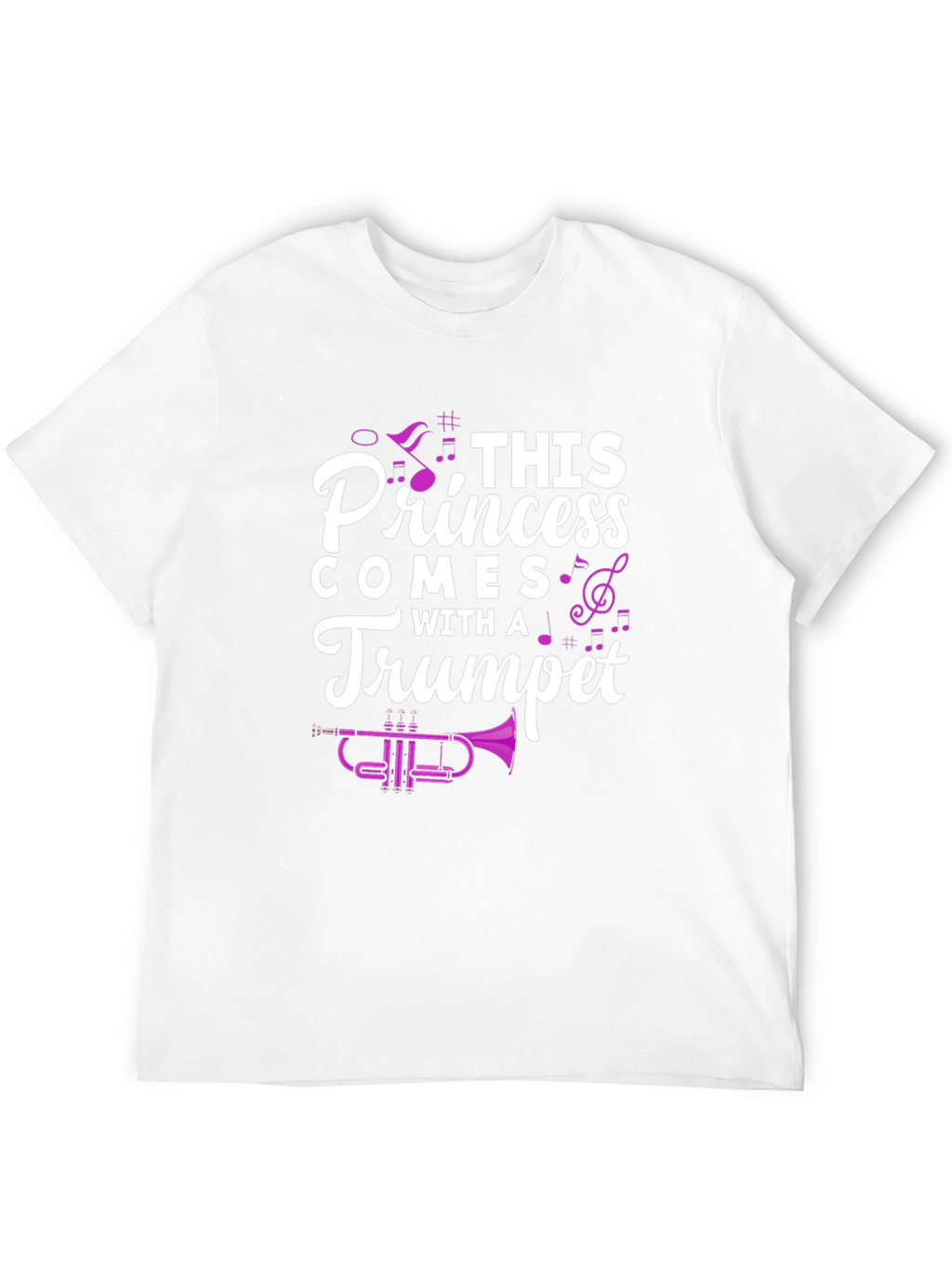 Princess Trumpet Player T-Shirt - Music Lover Gift