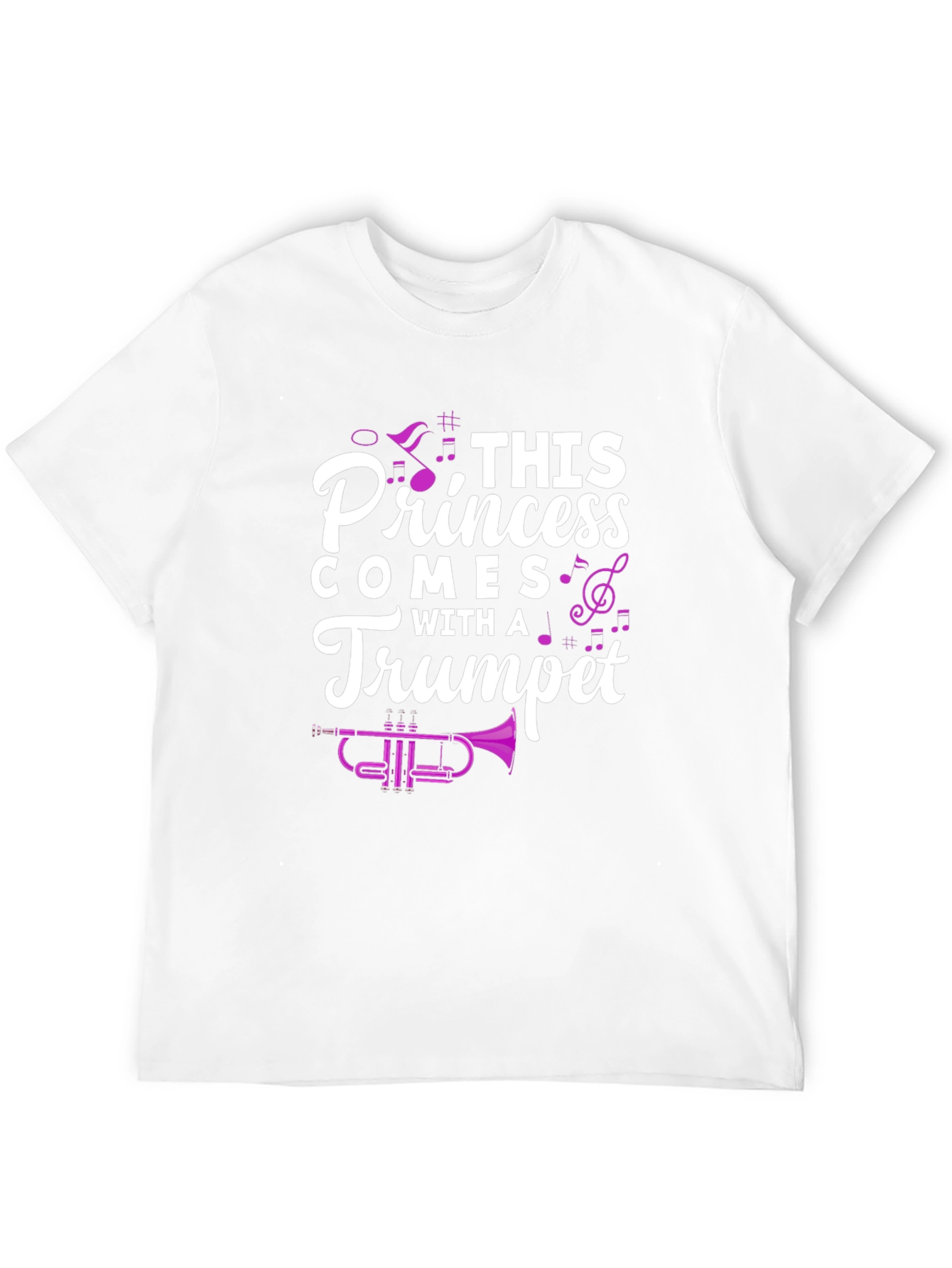 Princess Trumpet Player T-Shirt - Music Lover Gift