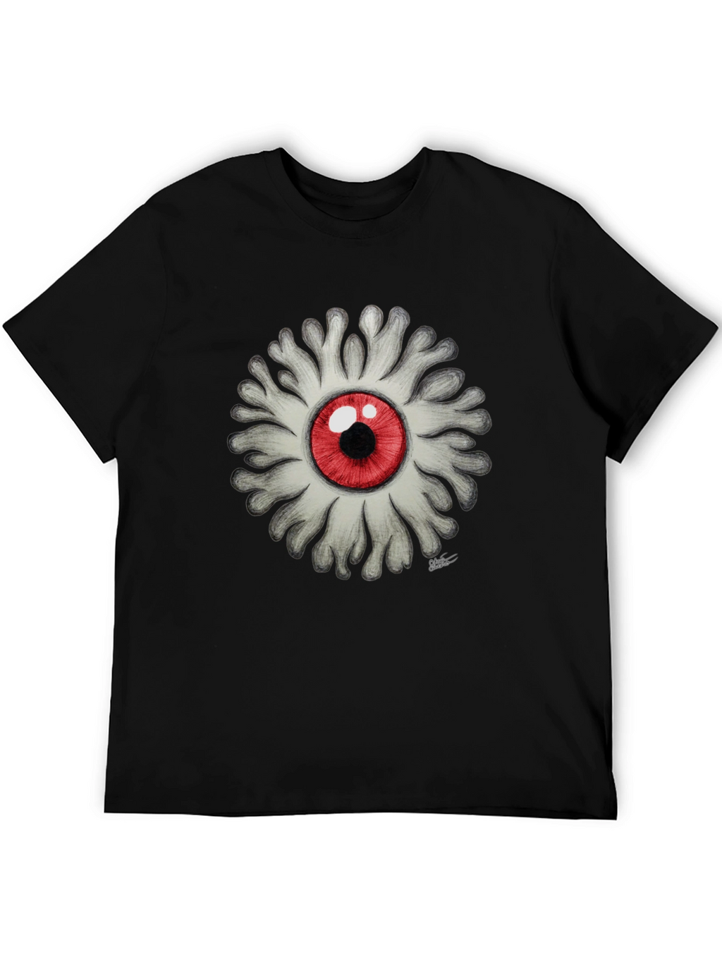 Eyeball Flower Graphic Tee