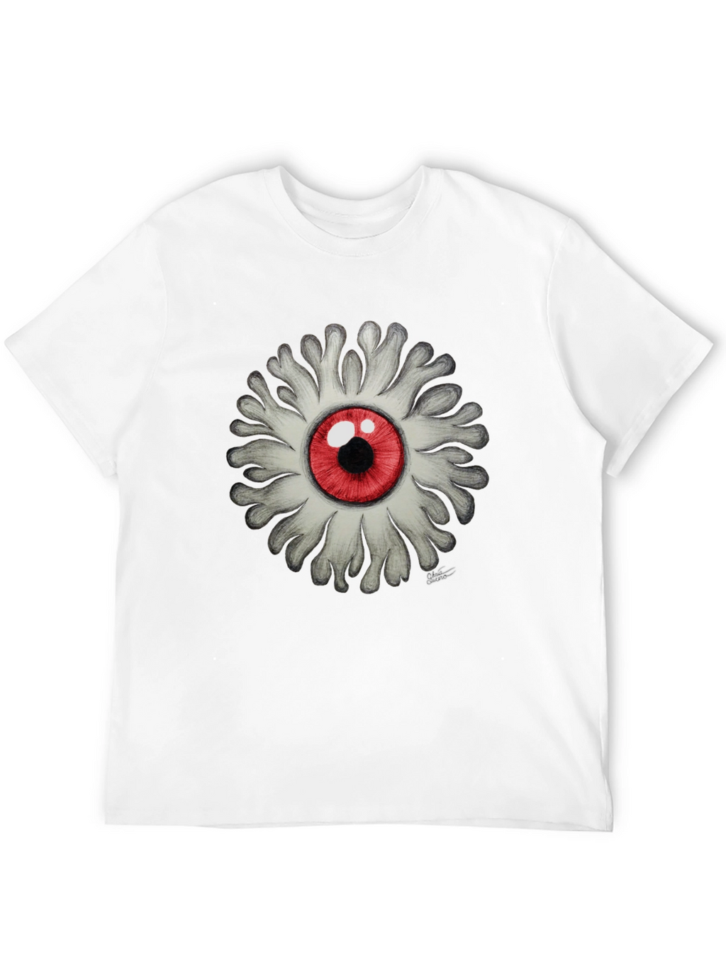 Eyeball Flower Graphic Tee