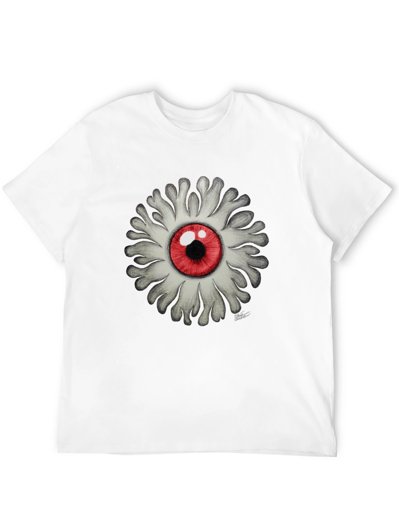 Eyeball Flower Graphic Tee