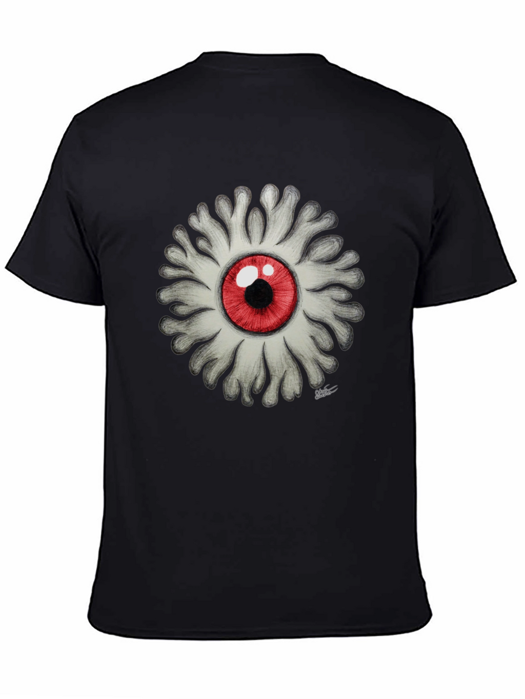 Eyeball Flower Graphic Tee