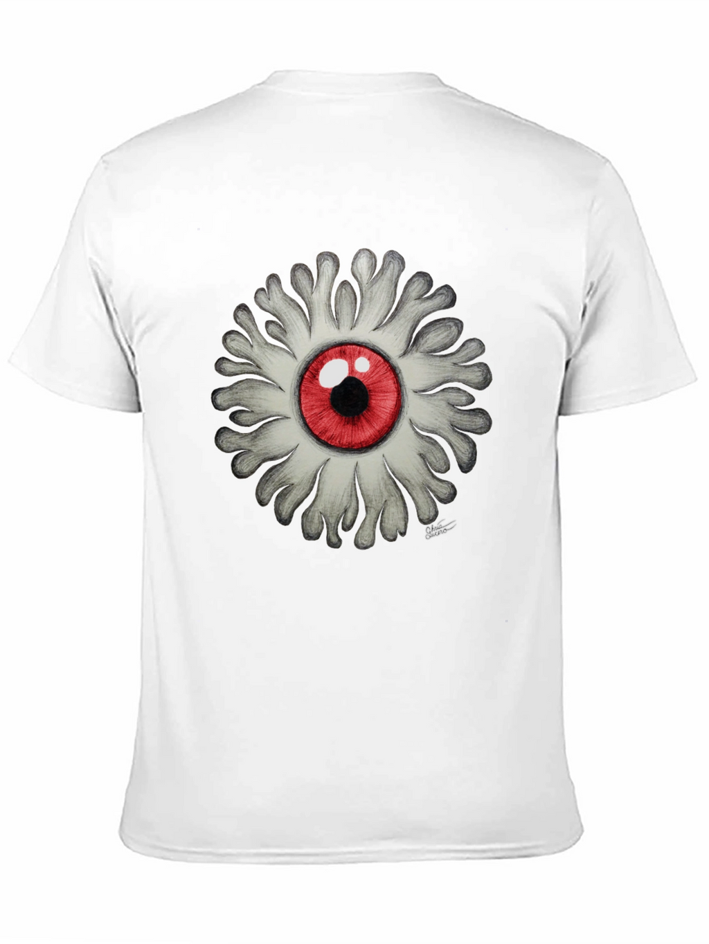 Eyeball Flower Graphic Tee