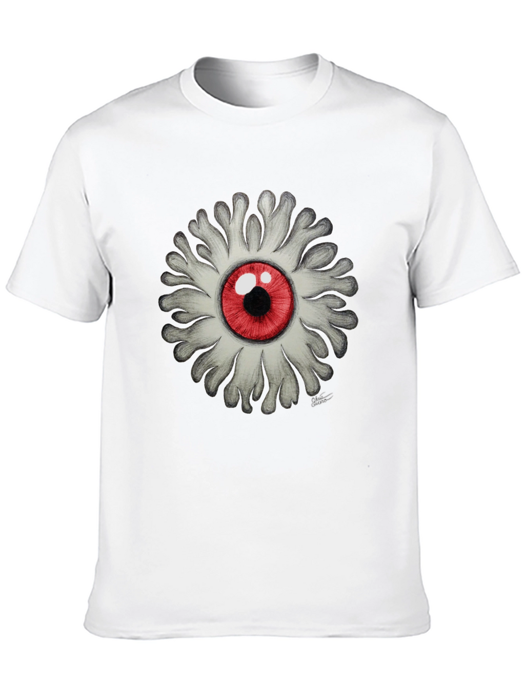 Eyeball Flower Graphic Tee