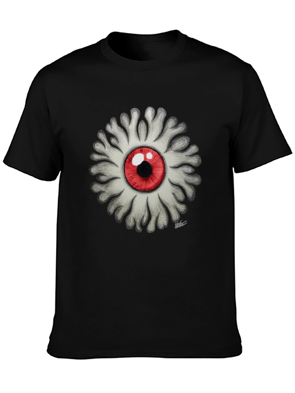 Eyeball Flower Graphic Tee