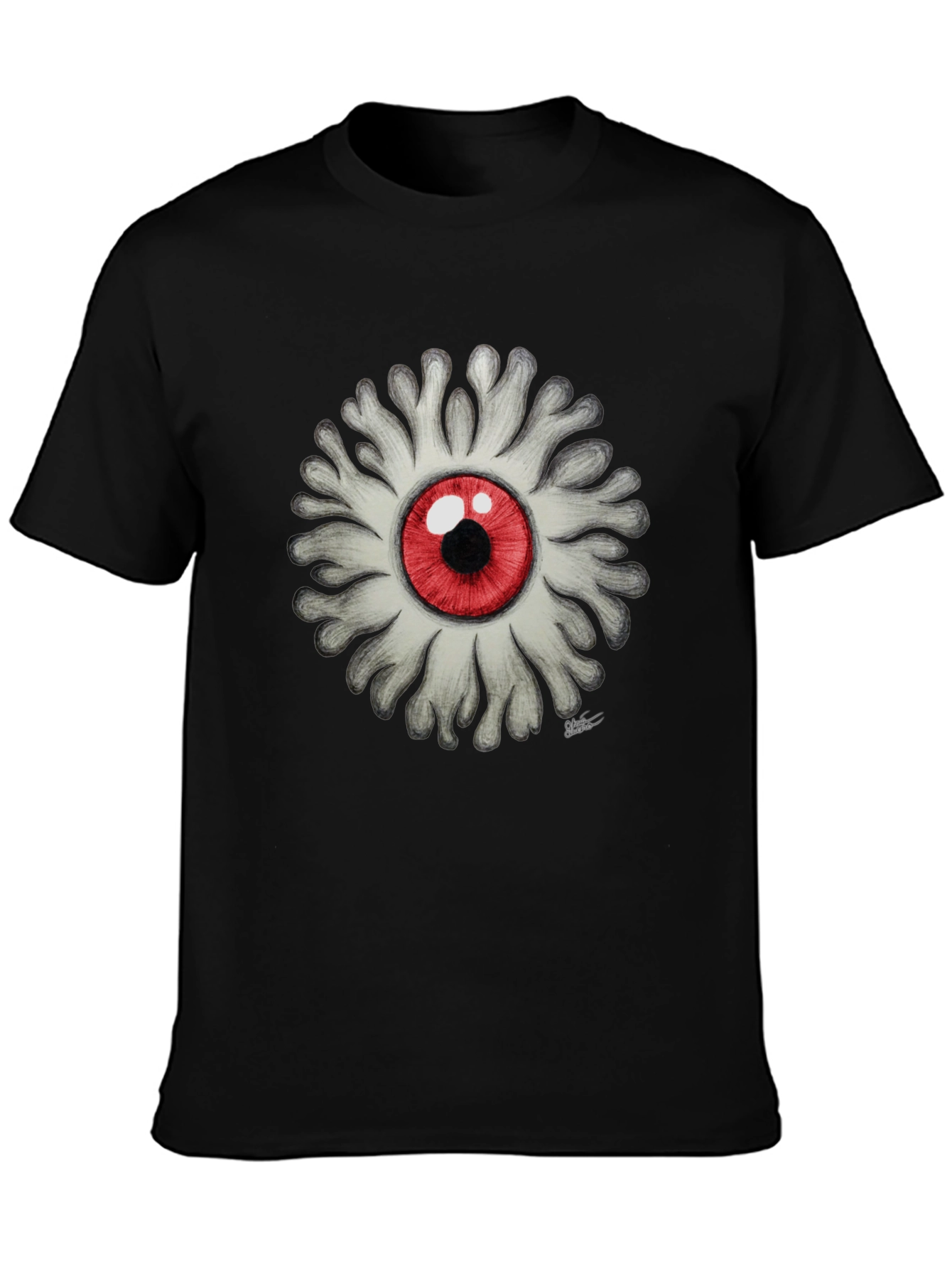 Eyeball Flower Graphic Tee