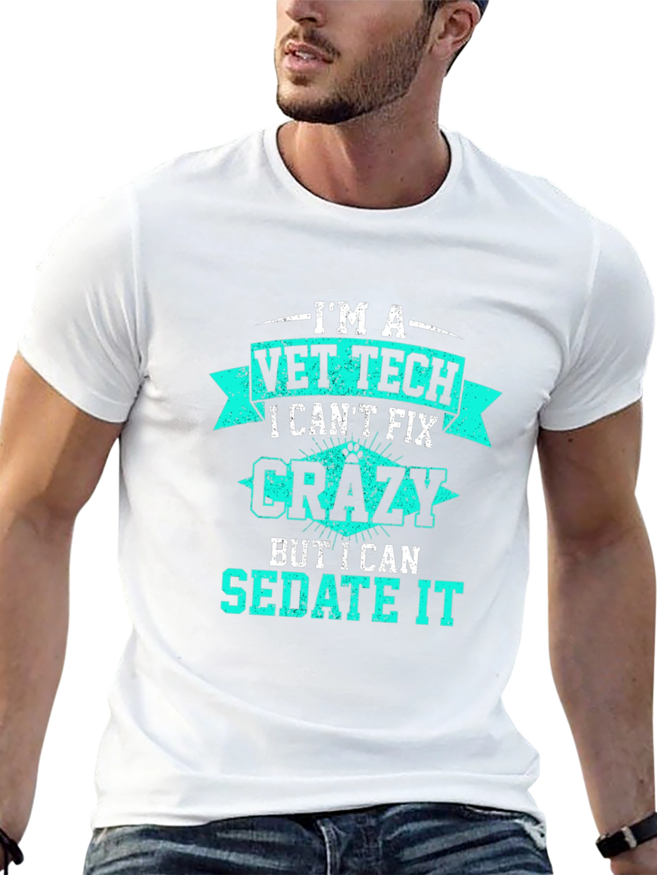 Vet Tech T-Shirt - I Can Sedate It