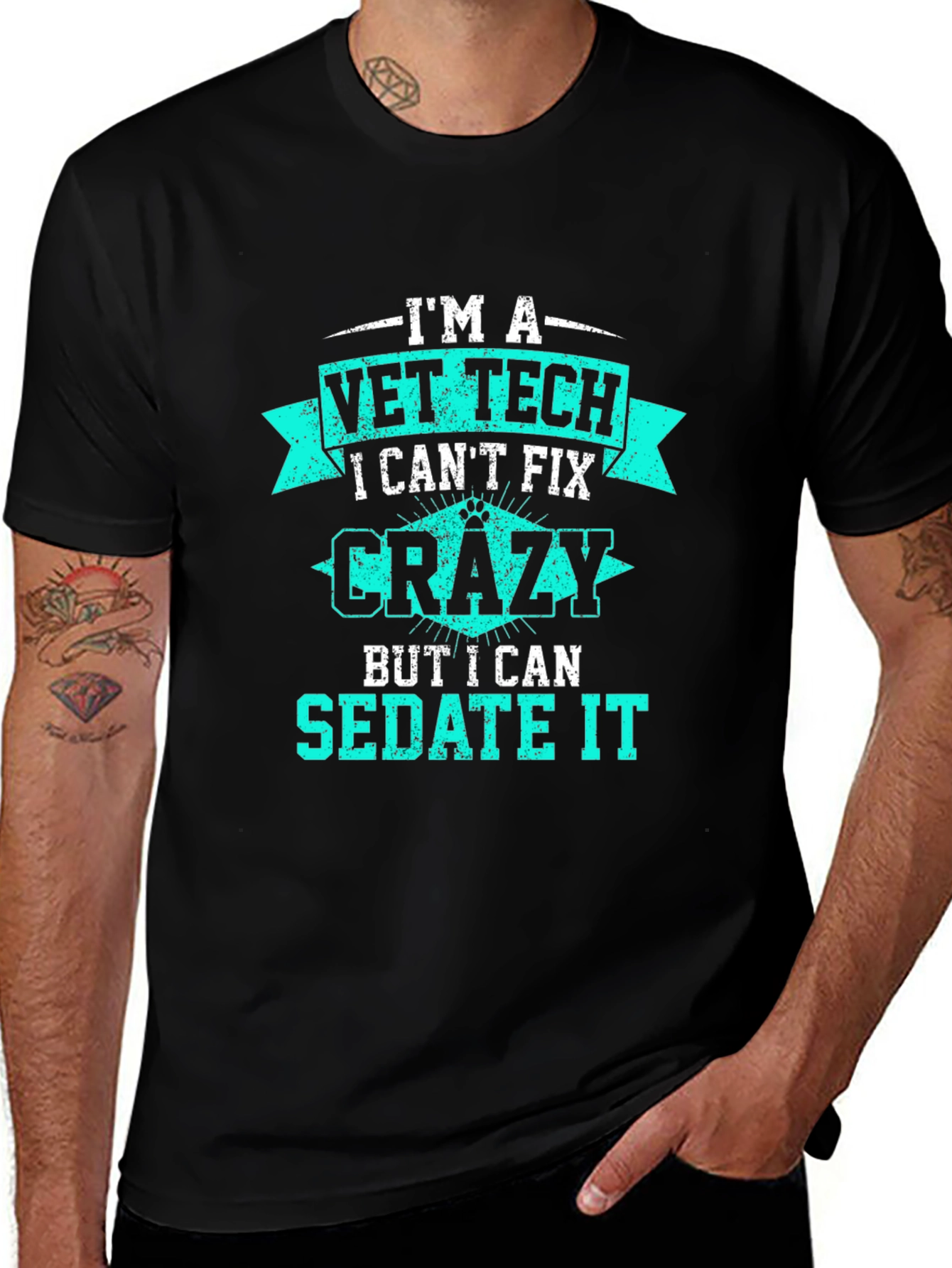 Vet Tech T-Shirt - I Can Sedate It