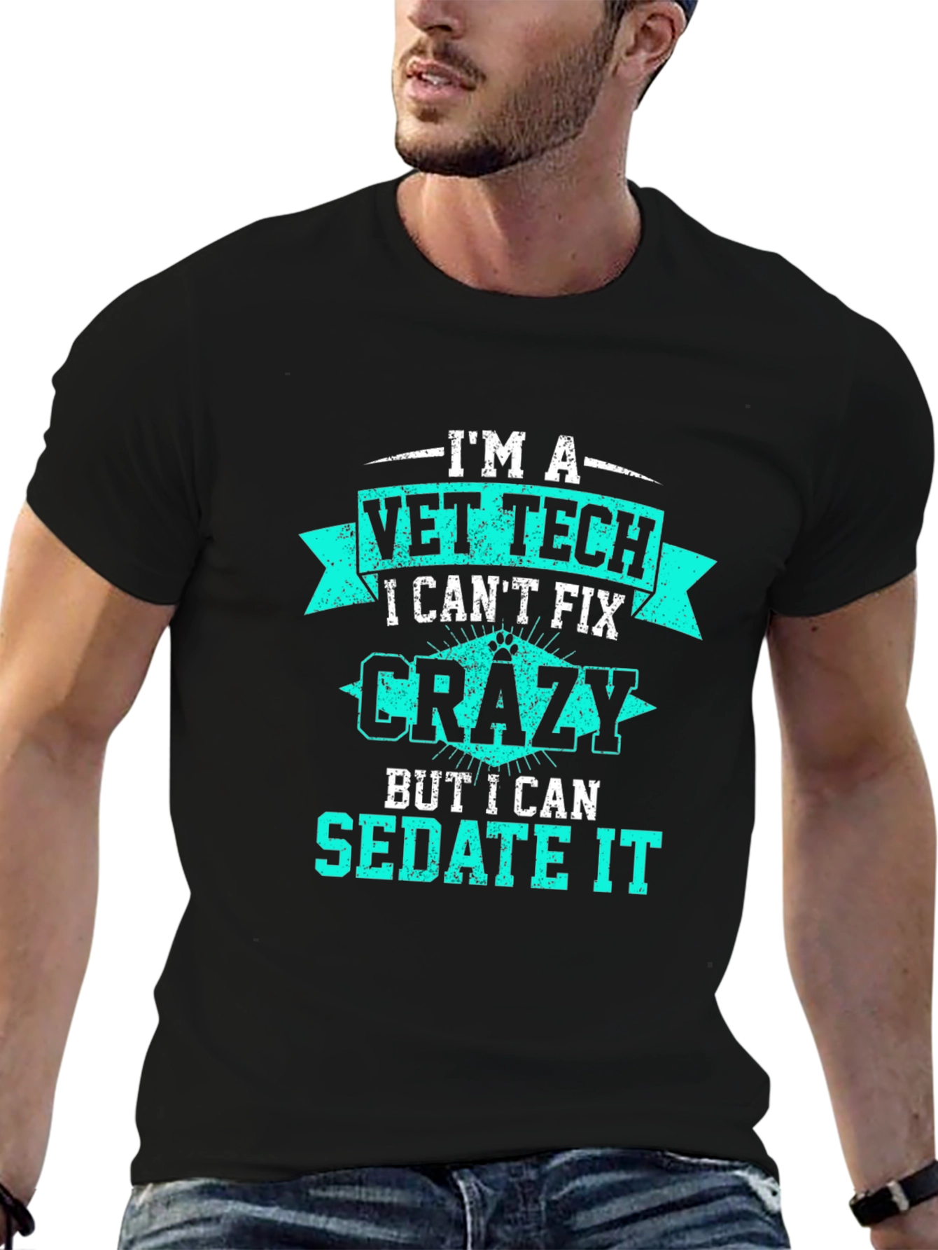 Vet Tech T-Shirt - I Can Sedate It