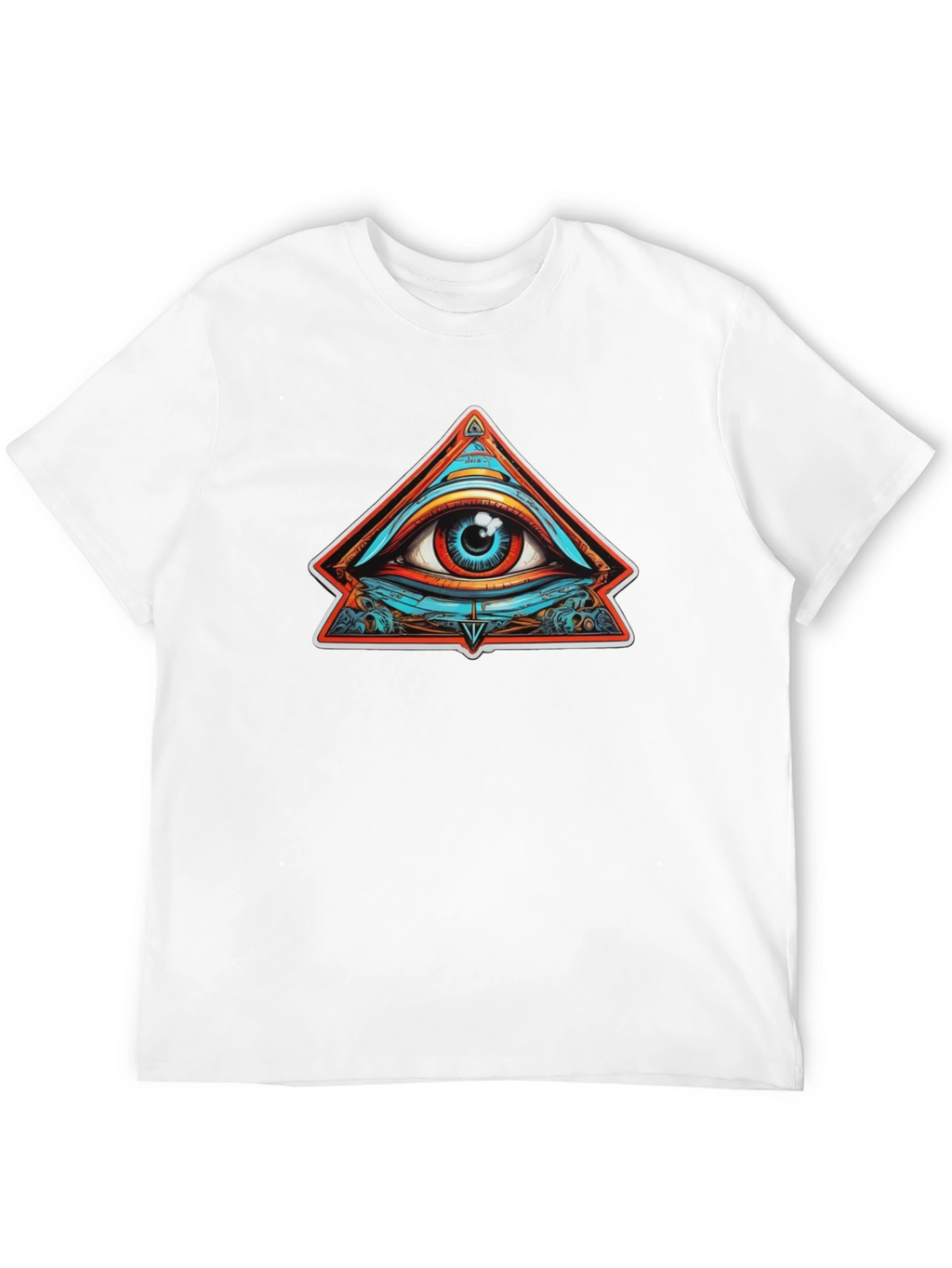 Eye of Providence Graphic Tee - Black Cotton T-Shirt
