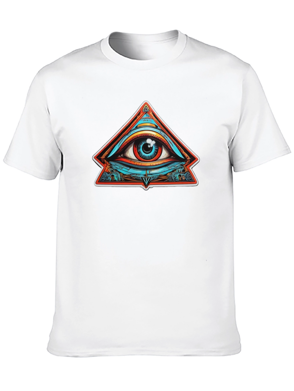 Eye of Providence Graphic Tee - Black Cotton T-Shirt