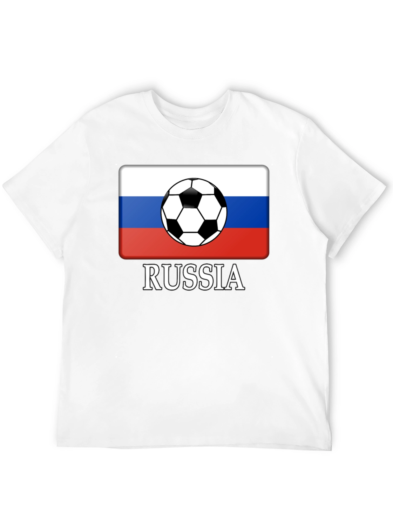 Russia Soccer T-Shirt - Patriotic Football Tee