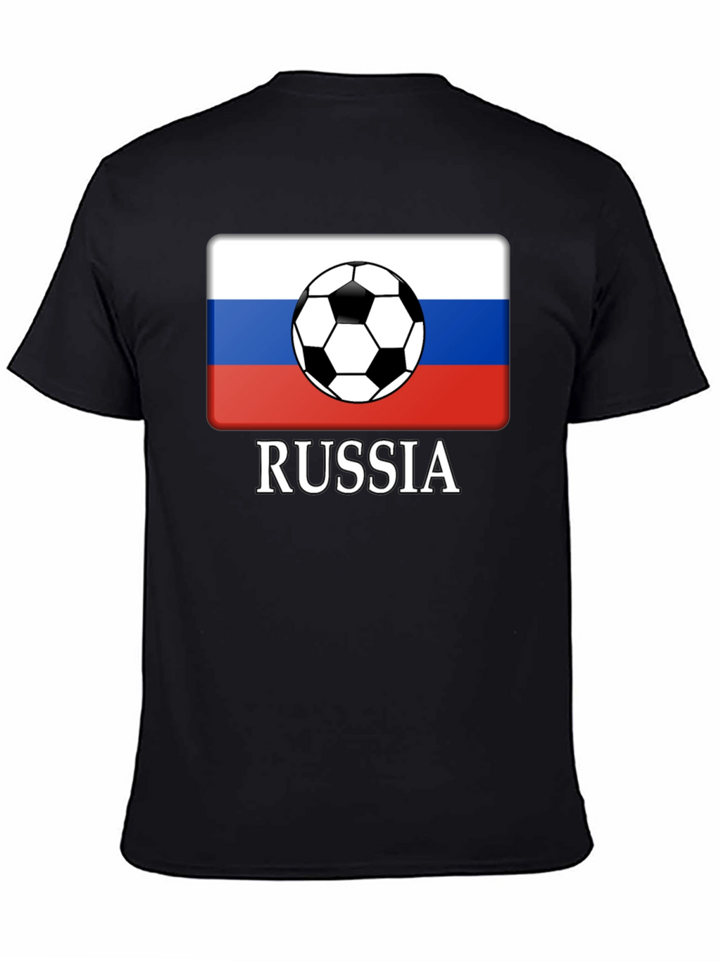 Russia Soccer T-Shirt - Patriotic Football Tee
