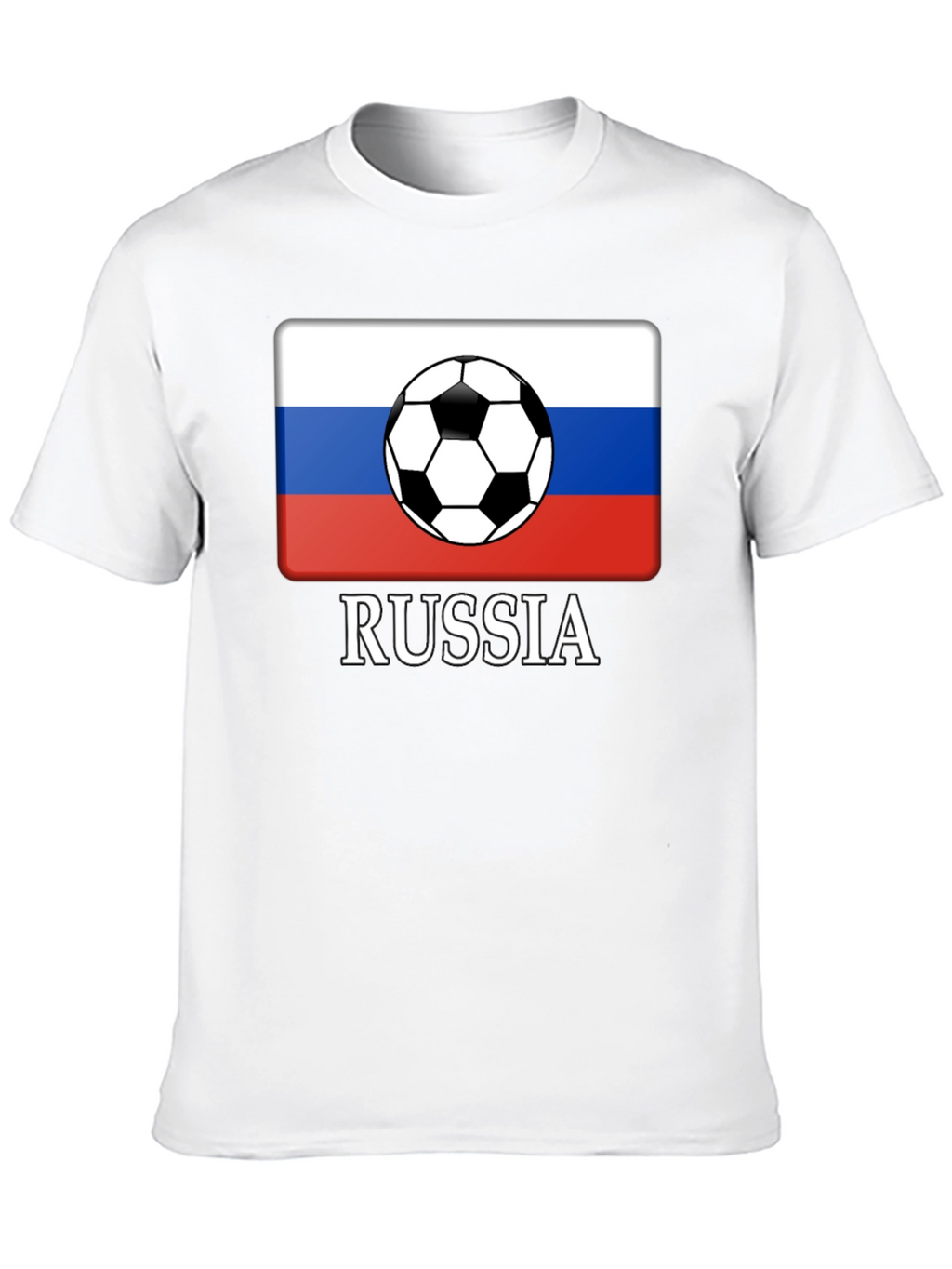 Russia Soccer T-Shirt - Patriotic Football Tee