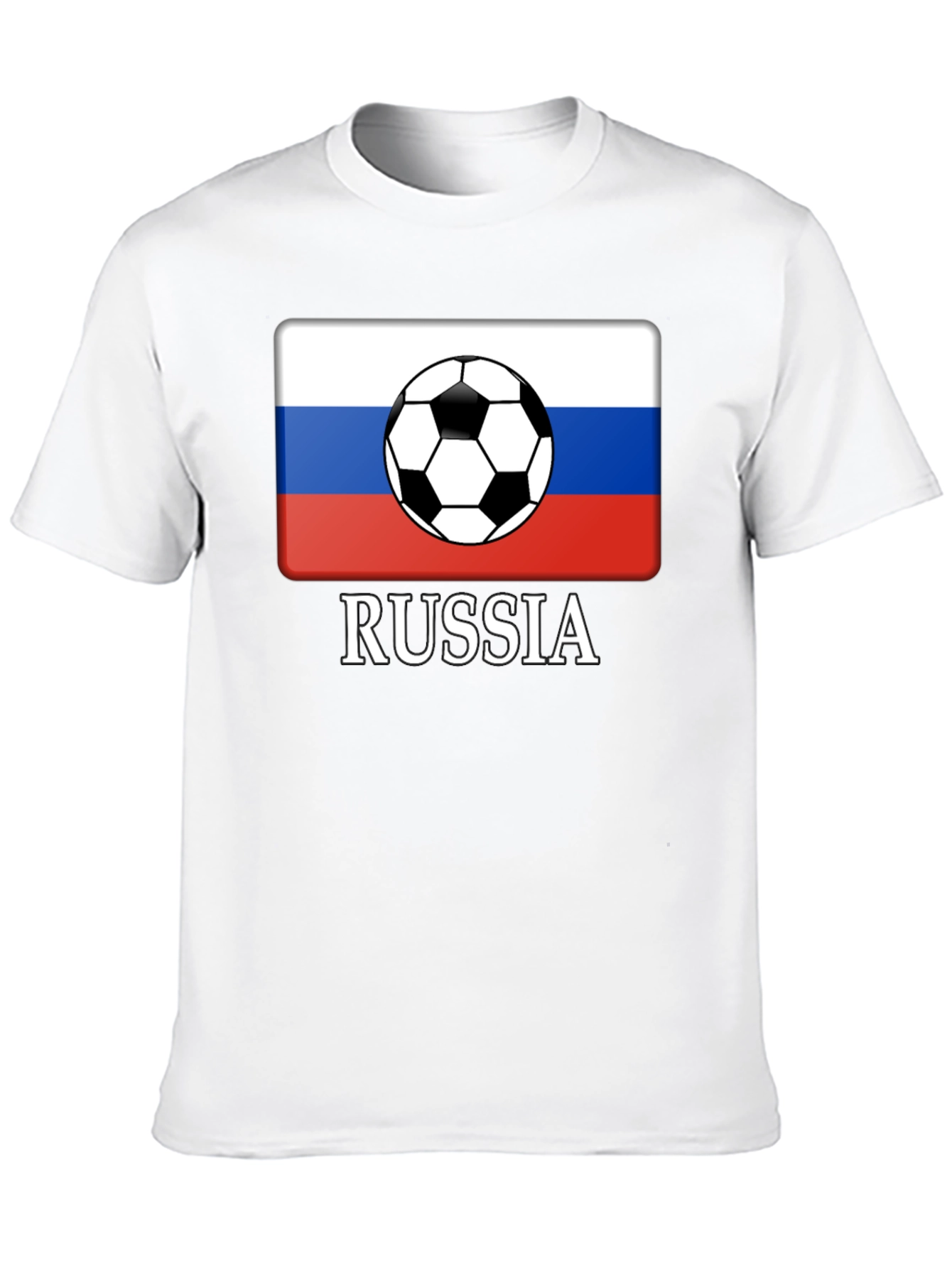 Russia Soccer T-Shirt - Patriotic Football Tee