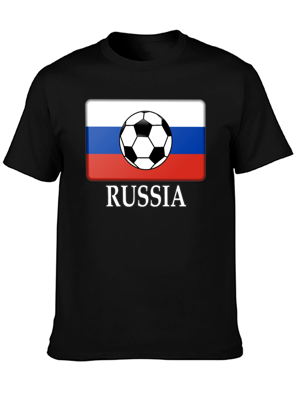 Russia Soccer T-Shirt - Patriotic Football Tee
