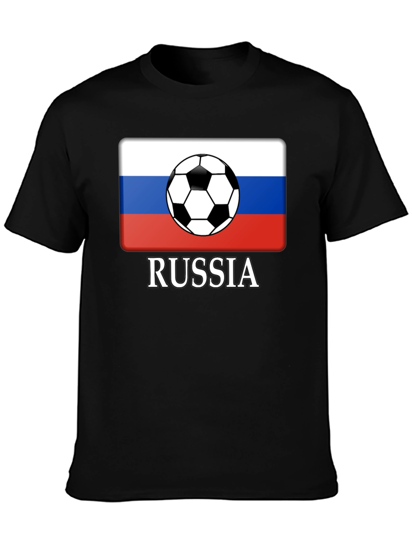 Russia Soccer T-Shirt - Patriotic Football Tee