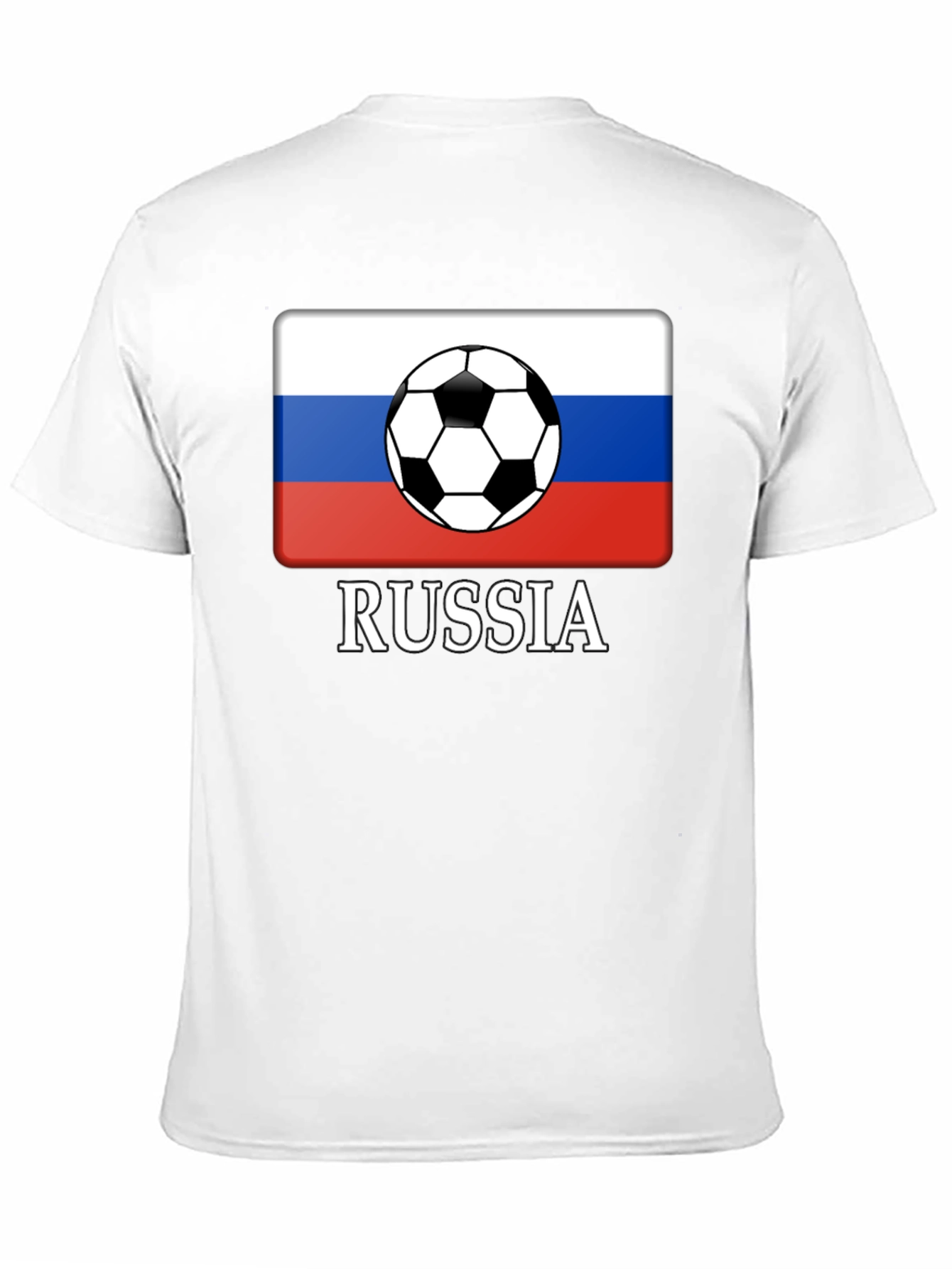 Russia Soccer T-Shirt - Patriotic Football Tee