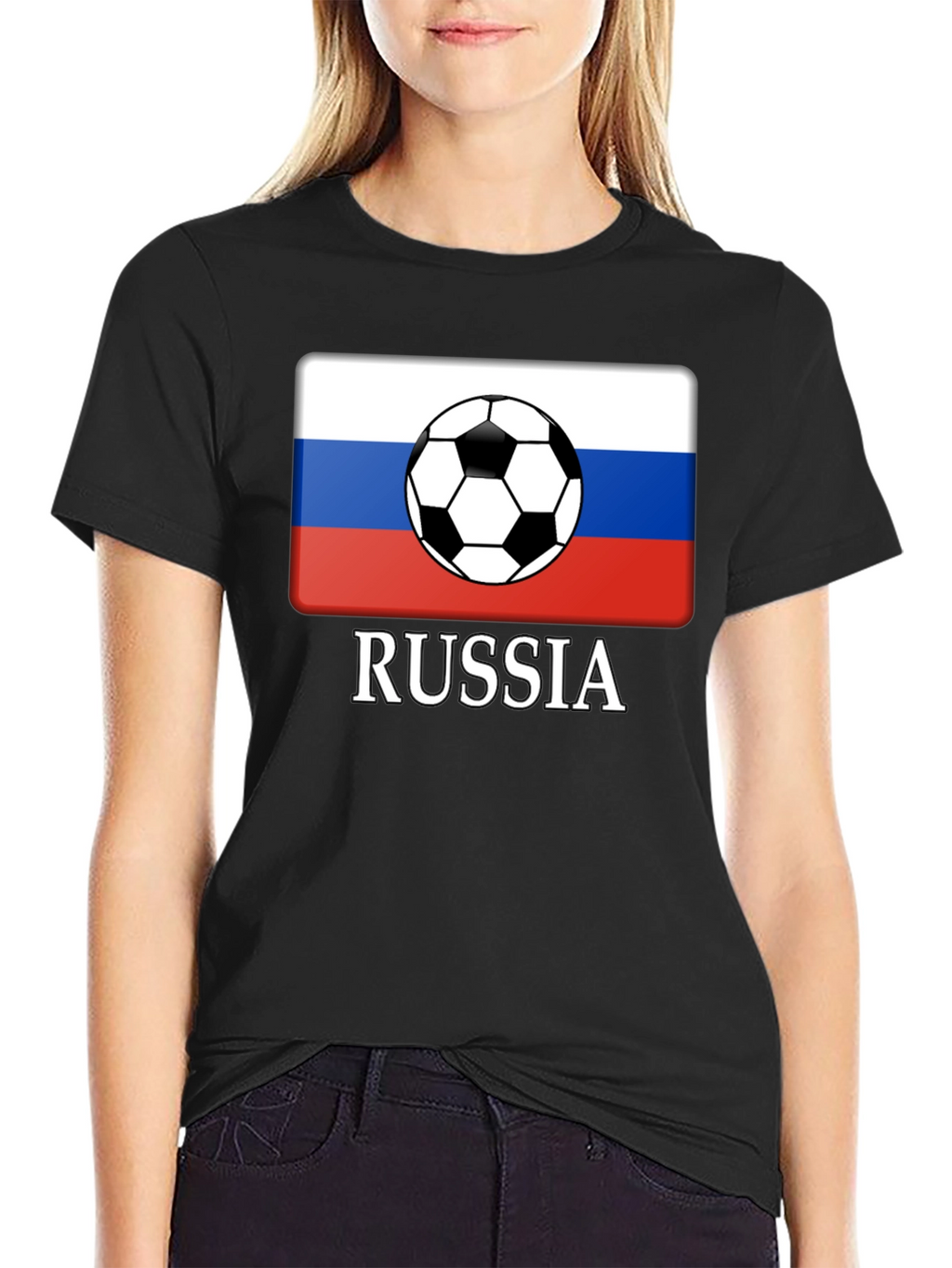 Russia Soccer T-Shirt - Patriotic Football Tee