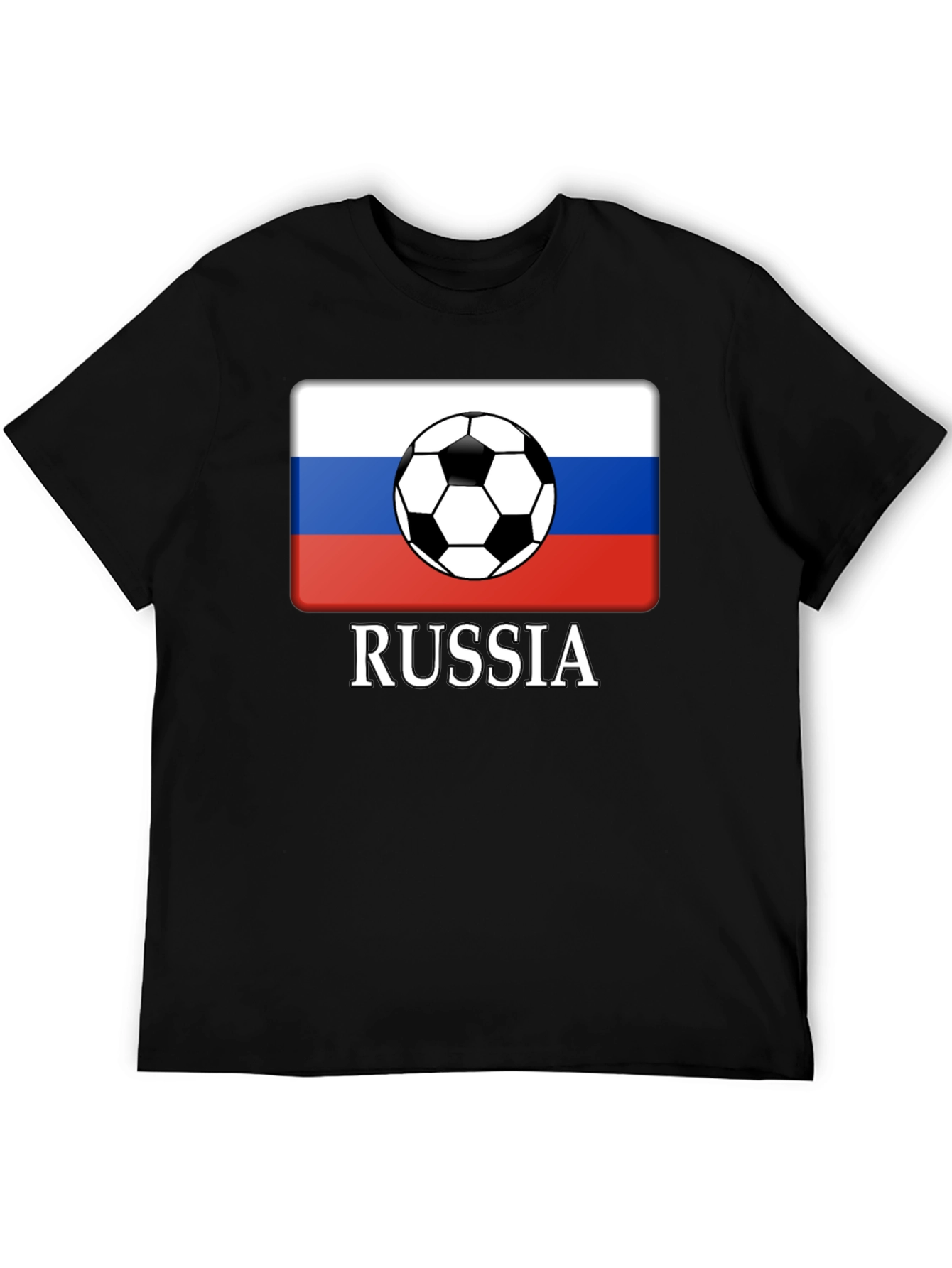 Russia Soccer T-Shirt - Patriotic Football Tee