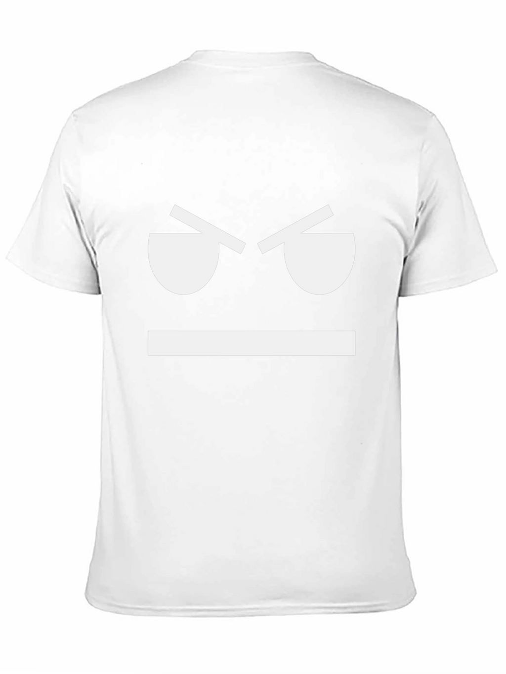 Angry Face Graphic Tee - Mens Black T-Shirt